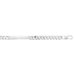 Maison de la Bijouterie Gourmette Homme argent 8mm 50Y00VYZ | Homme Bracelet