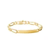 Maison de la Bijouterie Gourmette homme maille figaro1-1 plaqué or 6 mm - 63Z006Y0 | Homme Bracelet