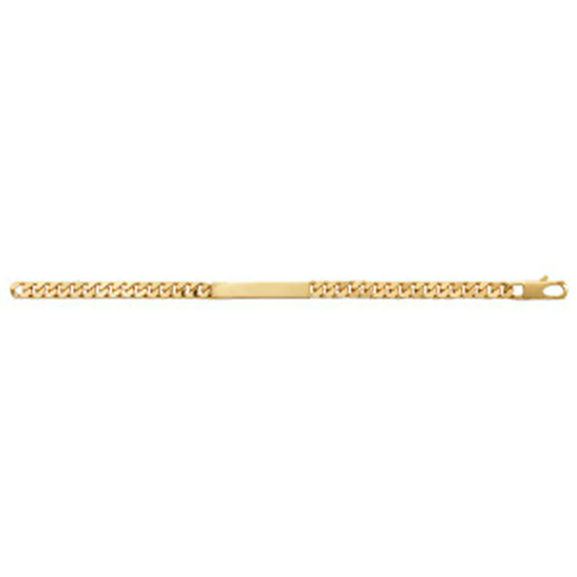 Maison de la Bijouterie Gourmette homme plaqué or 6 mm - 60Y006Y0 | Homme Bracelet