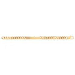 Maison de la Bijouterie Gourmette Maille homme plaqué or 8 mm - 60Y00VYZ | Homme Bracelet