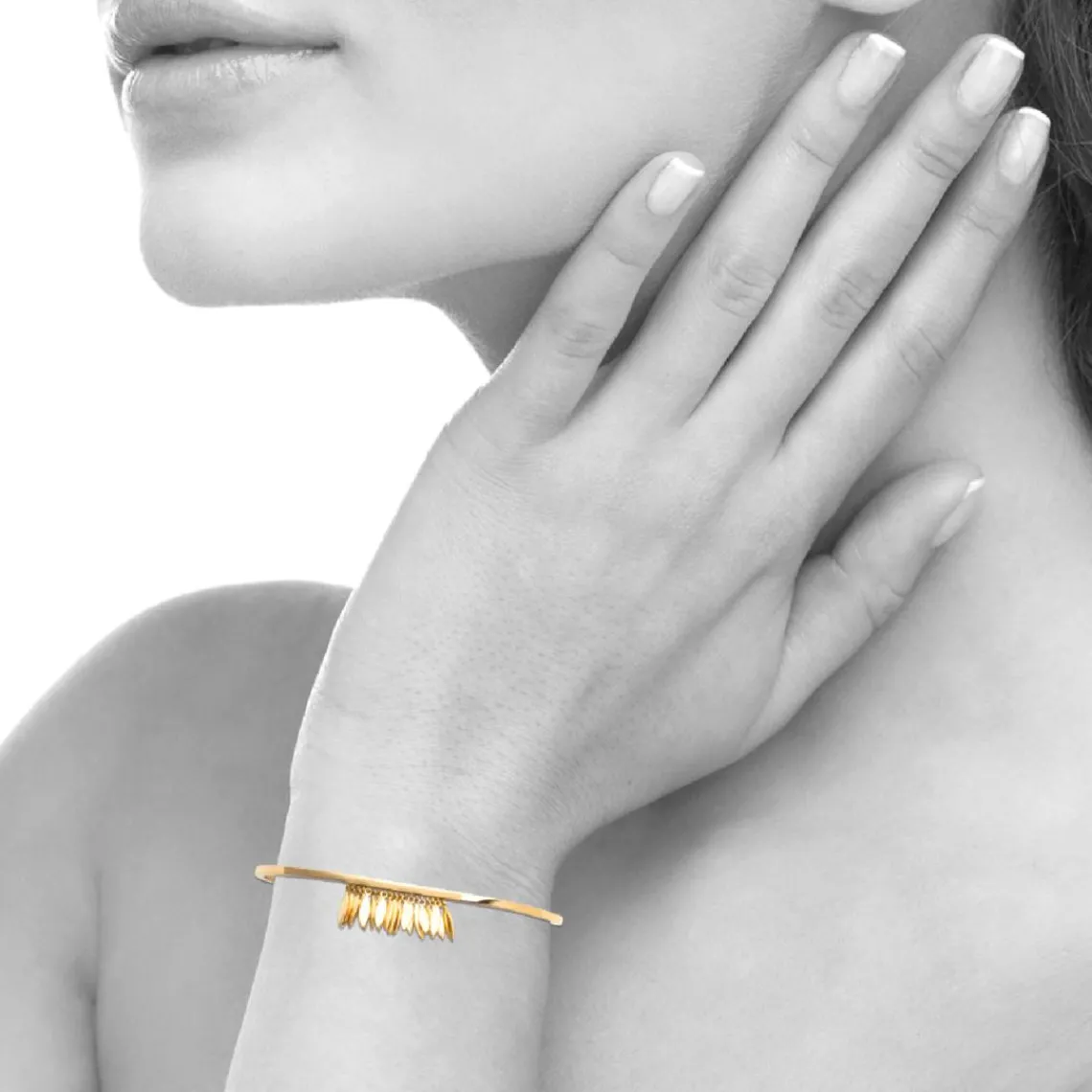 Maison de la Bijouterie Jonc femme Sensimio UYZ4U556 Plaqué or | Femme Bracelet
