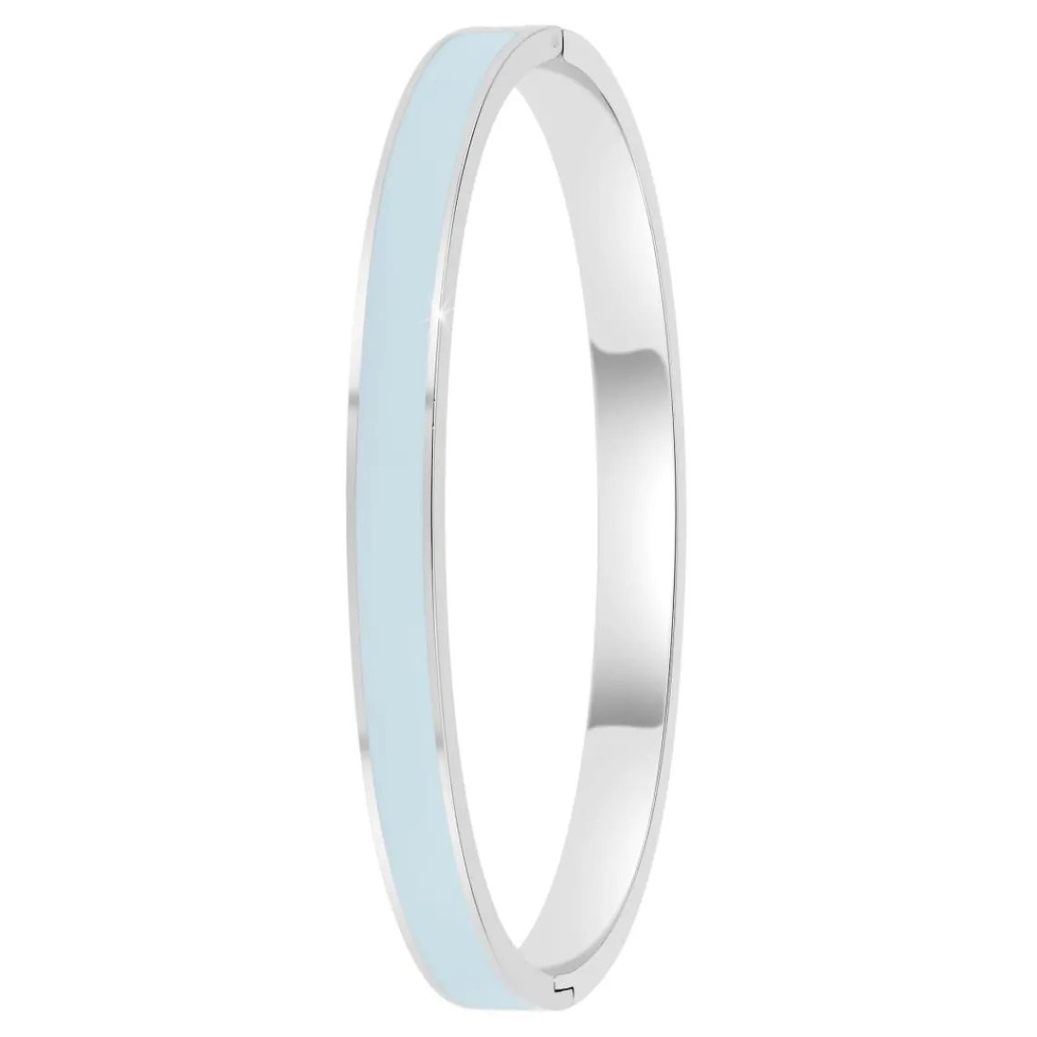 So Charm Bijoux Jonc Femme So Charm - B4339-ARGENT-BLEUCLAIR - Bracelet Email Argenté | Femme Bracelet