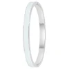 So Charm Bijoux Jonc Femme So Charm - B4339-ARGENT-BLANC - Bracelet Email Argenté | Femme Bracelet