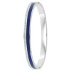 So Charm Bijoux Jonc Femme So Charm - B4338-ARGENT-BLEUFONCE - Bracelet Email Argenté | Femme Bracelet