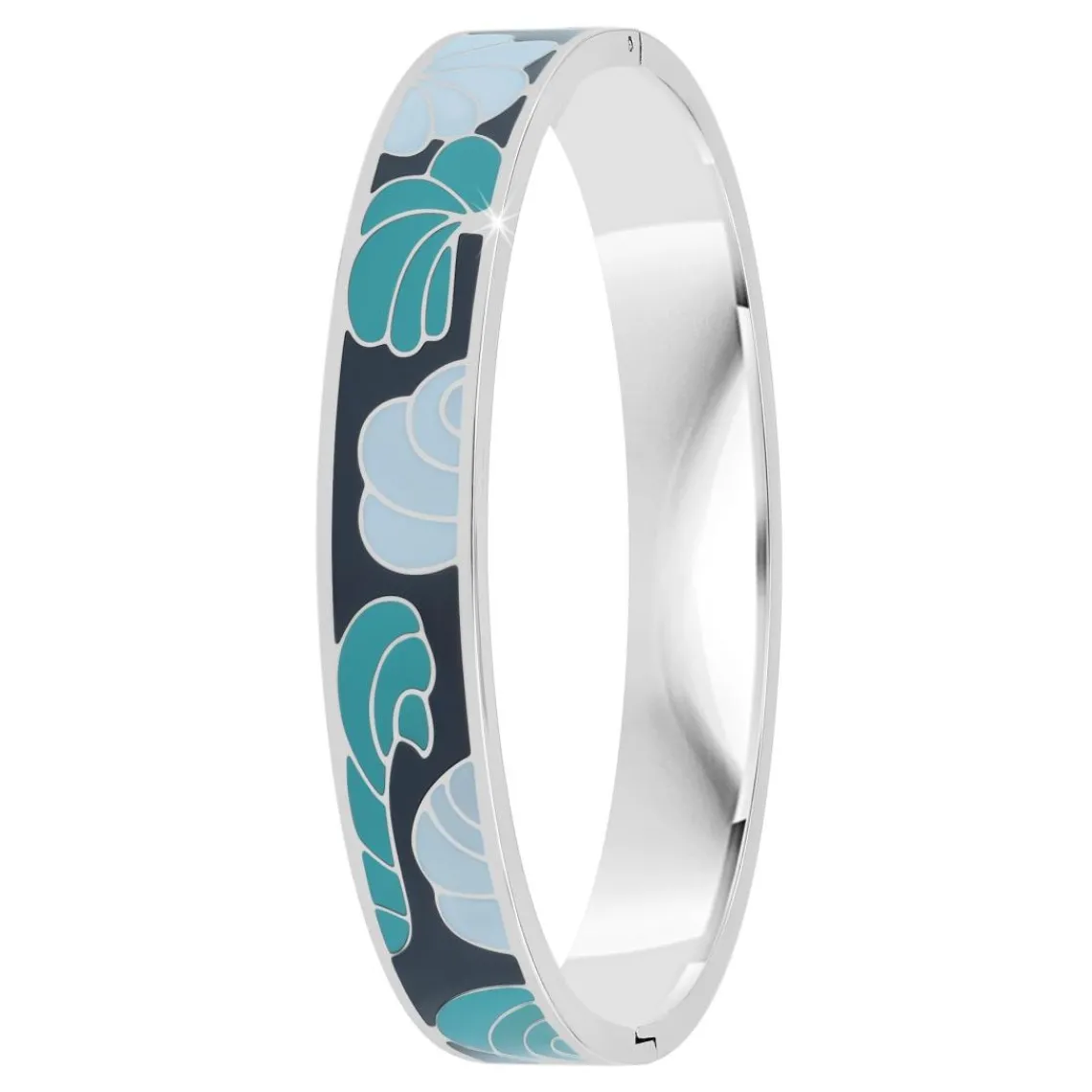 So Charm Bijoux Jonc Femme So Charm - B4340-ARGENT - Bracelet Email Argenté | Femme Bracelet