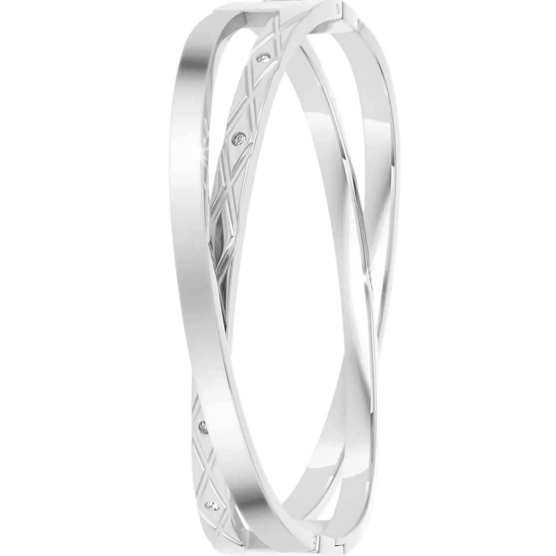 So Charm Bijoux Jonc Femme So Charm - B4105-ARGENT - Bracelet Mode Argenté | Femme Bracelet