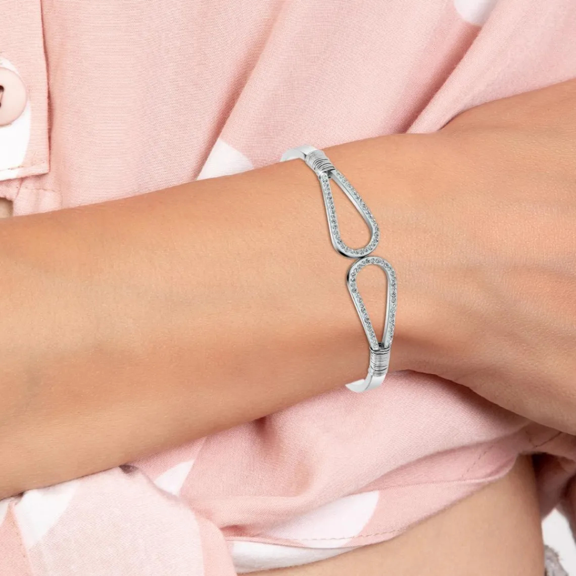 So Charm Bijoux Jonc Femme So Charm - B4027-ARGENT - Bracelet Mode Argenté | Femme Bracelet