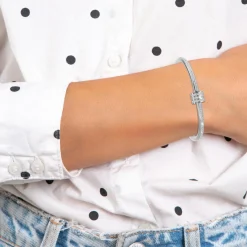 So Charm Bijoux Jonc Femme So Charm - B4044-ARGENT - Bracelet Mode Argenté | Femme Bracelet
