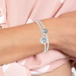So Charm Bijoux Jonc Femme So Charm - B2931-ARGENT - Bracelet Arbre De Vie | Femme Bracelet