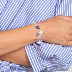 So Charm Bijoux Jonc Femme So Charm - B4114-ARGENT - Bracelet Mode Argenté | Femme Bracelet