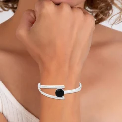 So Charm Bijoux Jonc Femme So Charm - B3371-ARGENT - Bracelet Mode Argenté | Femme Bracelet