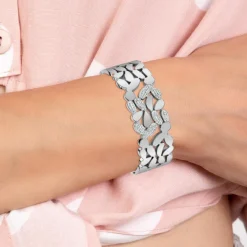 So Charm Bijoux Jonc Femme So Charm - B3274-ARGENT - Bracelet Mode Argenté | Femme Bracelet