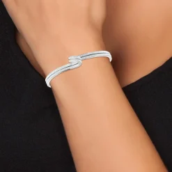 So Charm Bijoux Jonc Femme So Charm - B2781-ARGENT - Bracelet Mode Argenté | Femme Bracelet