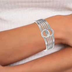So Charm Bijoux Jonc Femme So Charm - B3385-ARGENT - Bracelet Mode Argenté | Femme Bracelet