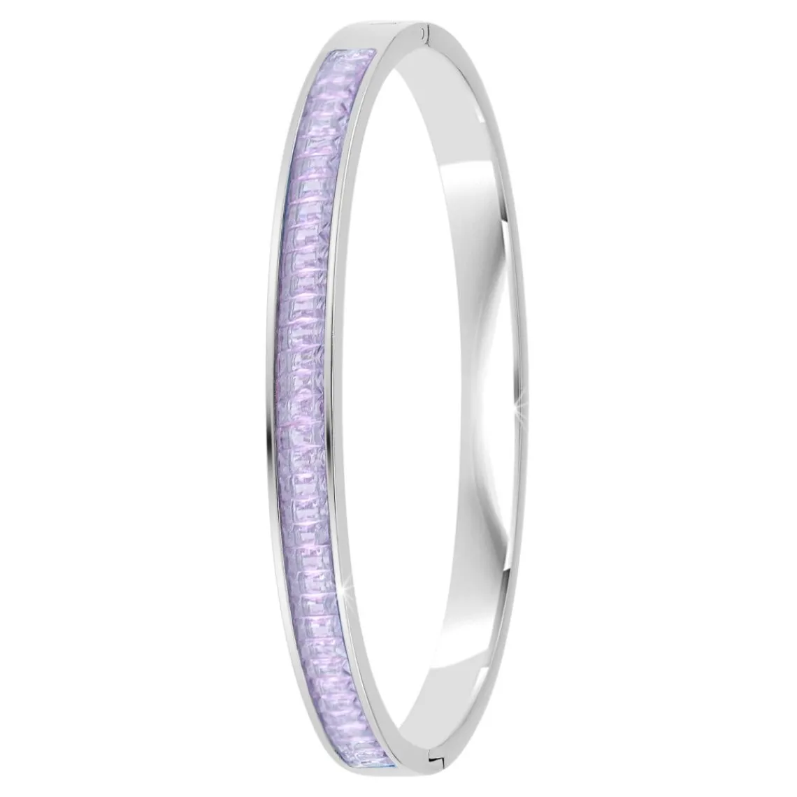 So Charm Bijoux Jonc Femme So Charm - B4337-ARGENT-ROSE - Bracelet Mode Argenté | Femme Bracelet