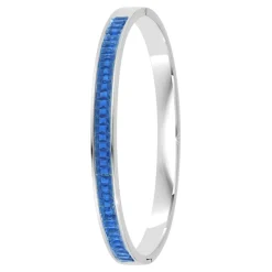 So Charm Bijoux Jonc Femme So Charm - B4337-ARGENT-SAPPHIRE - Bracelet Mode Argenté | Femme Bracelet