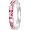 So Charm Bijoux Jonc Femme So Charm - B3076 - Bracelet Email Argenté | Femme Bracelet