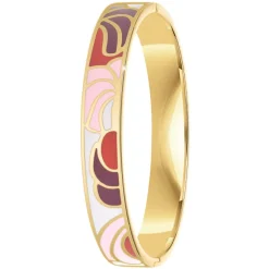 So Charm Bijoux Jonc Femme So Charm - B3077 - Bracelet Email Doré | Femme Bracelet