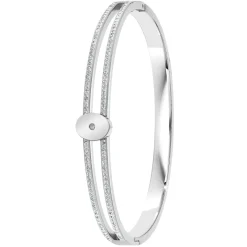 So Charm Bijoux Jonc Femme So Charm - BD2922-ARGENT-DIAMANT - Bracelet Mode Argenté | Femme Bracelet