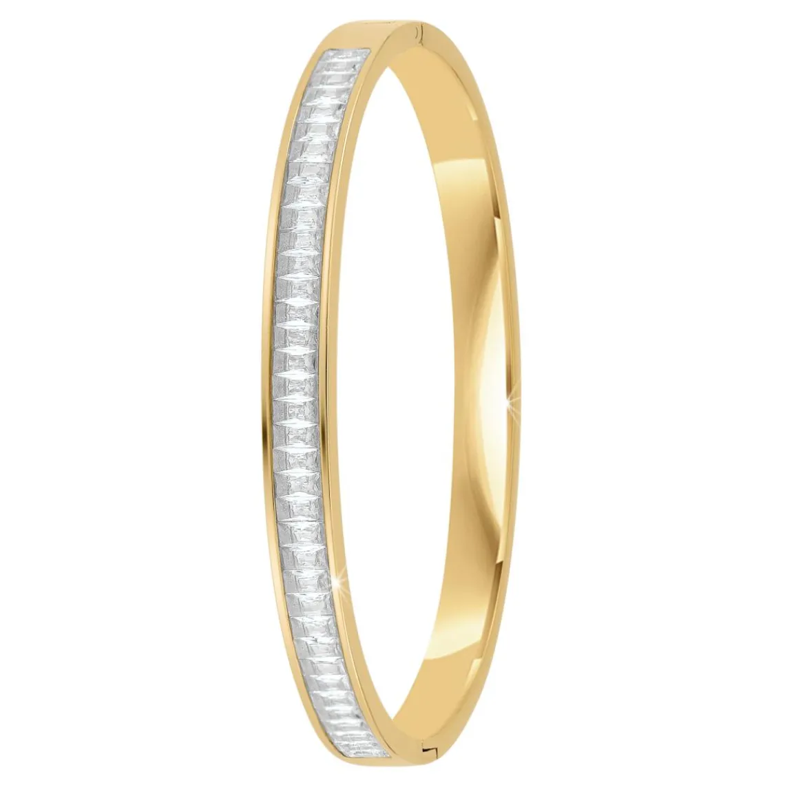 So Charm Bijoux Jonc Femme So Charm - B4337-DORE-BLANC - Bracelet Mode Doré | Femme Bracelet