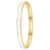 So Charm Bijoux Jonc Femme So Charm - B4339-DORE-BLANC - Bracelet Email Doré | Femme Bracelet
