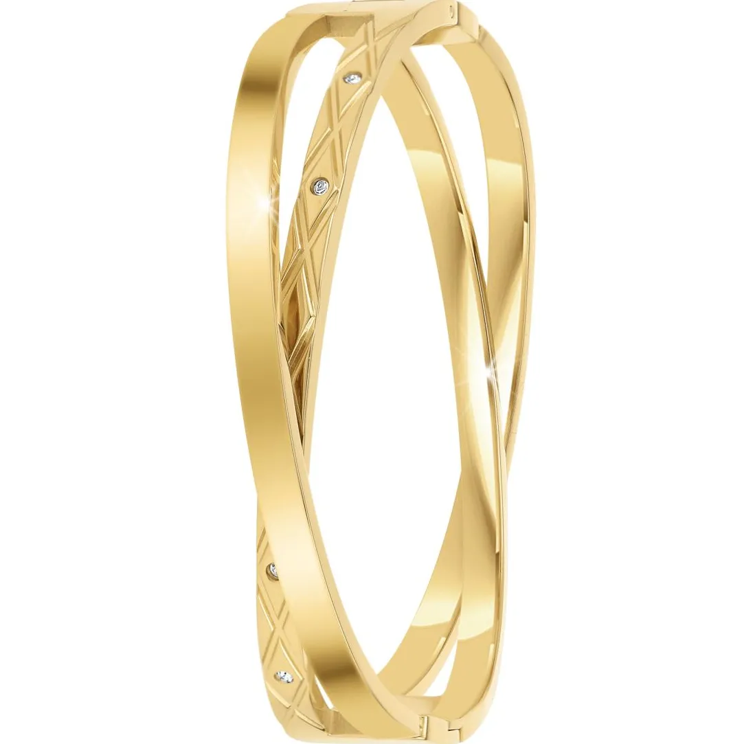 So Charm Bijoux Jonc Femme So Charm - B4105-DORE - Bracelet Mode Doré | Femme Bracelet