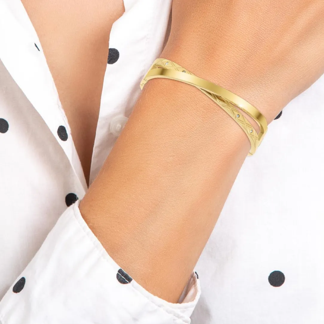So Charm Bijoux Jonc Femme So Charm - B4105-DORE - Bracelet Mode Doré | Femme Bracelet