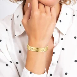 So Charm Bijoux Jonc Femme So Charm - B4104-DORE - Bracelet Mode Doré | Femme Bracelet