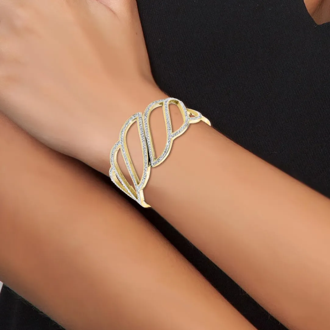 So Charm Bijoux Jonc Femme So Charm - B2096-DORE - Bracelet Mode Doré | Femme Bracelet