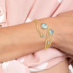 So Charm Bijoux Jonc Femme So Charm - B3290-DORE - Bracelet Mode Doré | Femme Bracelet