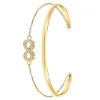 So Charm Bijoux Jonc Femme So Charm - B3238-DORE - Bracelet Infini Doré | Femme Bracelet