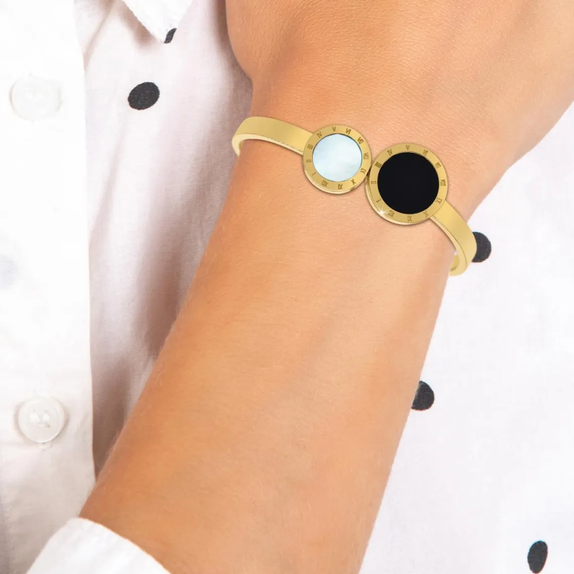 So Charm Bijoux Jonc Femme So Charm - B4001-DORE - Bracelet Mode Doré | Femme Bracelet