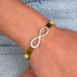 So Charm Bijoux Jonc Femme So Charm - B2215-DORE - Bracelet Mode Doré | Femme Bracelet