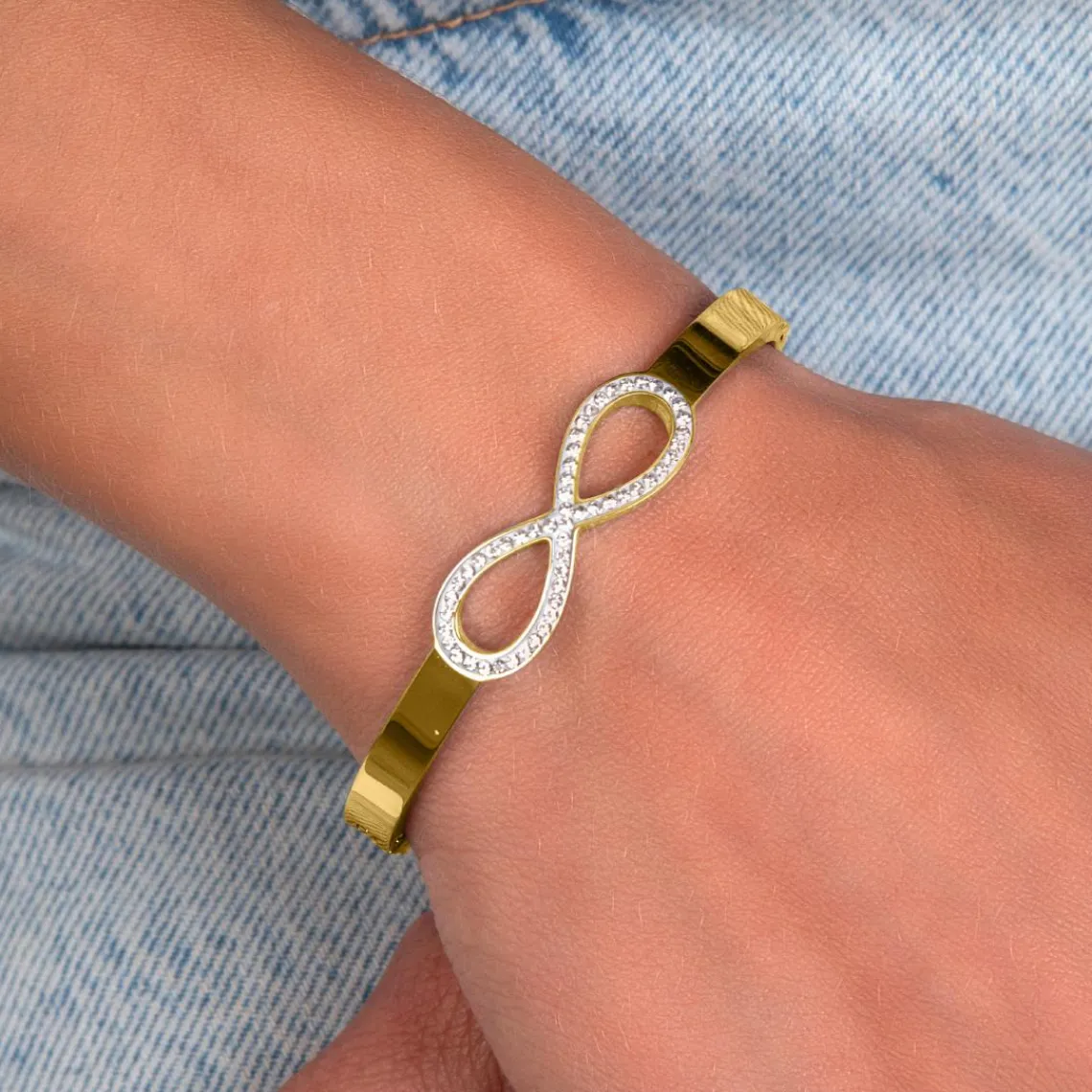 So Charm Bijoux Jonc Femme So Charm - B2215-DORE - Bracelet Mode Doré | Femme Bracelet