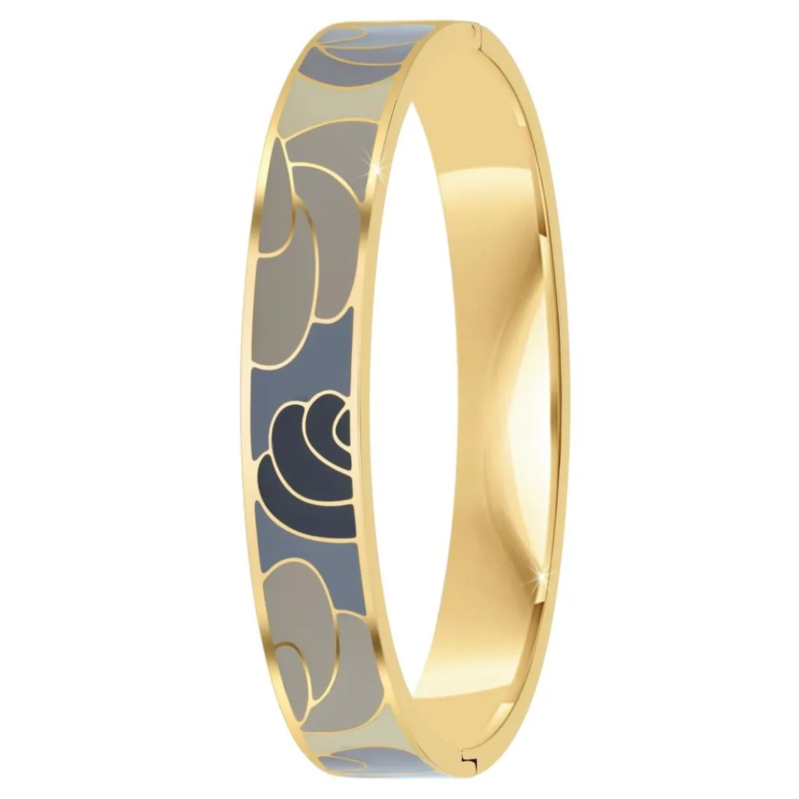 So Charm Bijoux Jonc Femme So Charm - B4343-DORE - Bracelet Email Doré | Femme Bracelet
