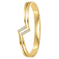So Charm Bijoux Jonc Femme So Charm - B4122-DORE - Bracelet Mode Doré | Femme Bracelet