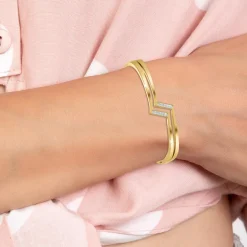 So Charm Bijoux Jonc Femme So Charm - B4122-DORE - Bracelet Mode Doré | Femme Bracelet