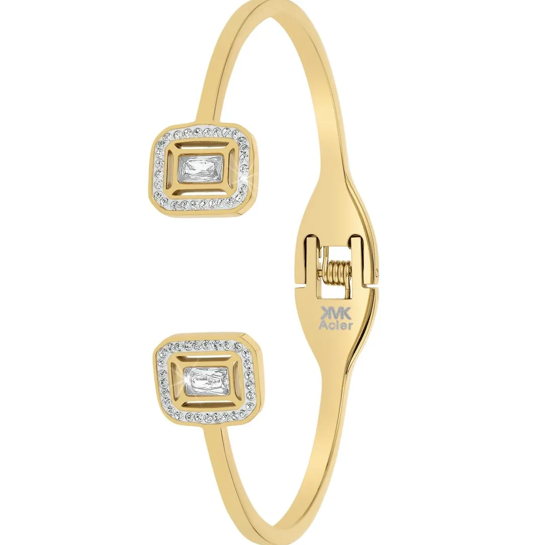 So Charm Bijoux Jonc Femme So Charm - B3397-DORE - Bracelet Mode Doré | Femme Bracelet