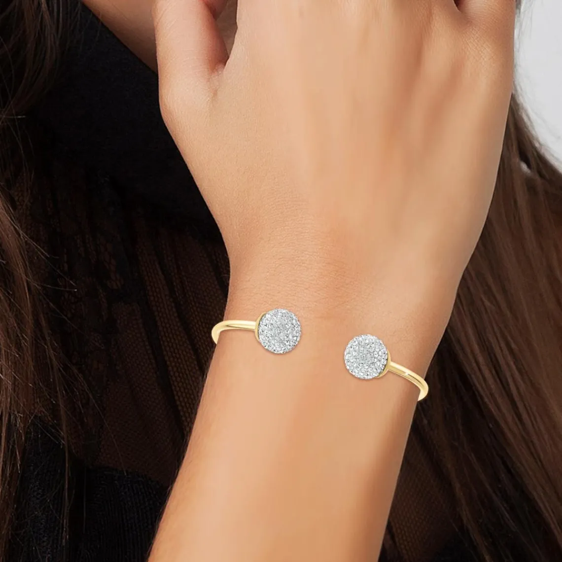 So Charm Bijoux Jonc Femme So Charm - B2534-DORE - Bracelet Mode Doré | Femme Bracelet