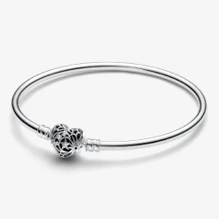 Pandora Jonc Fermoir Cœur Céleste | Femme Bracelet