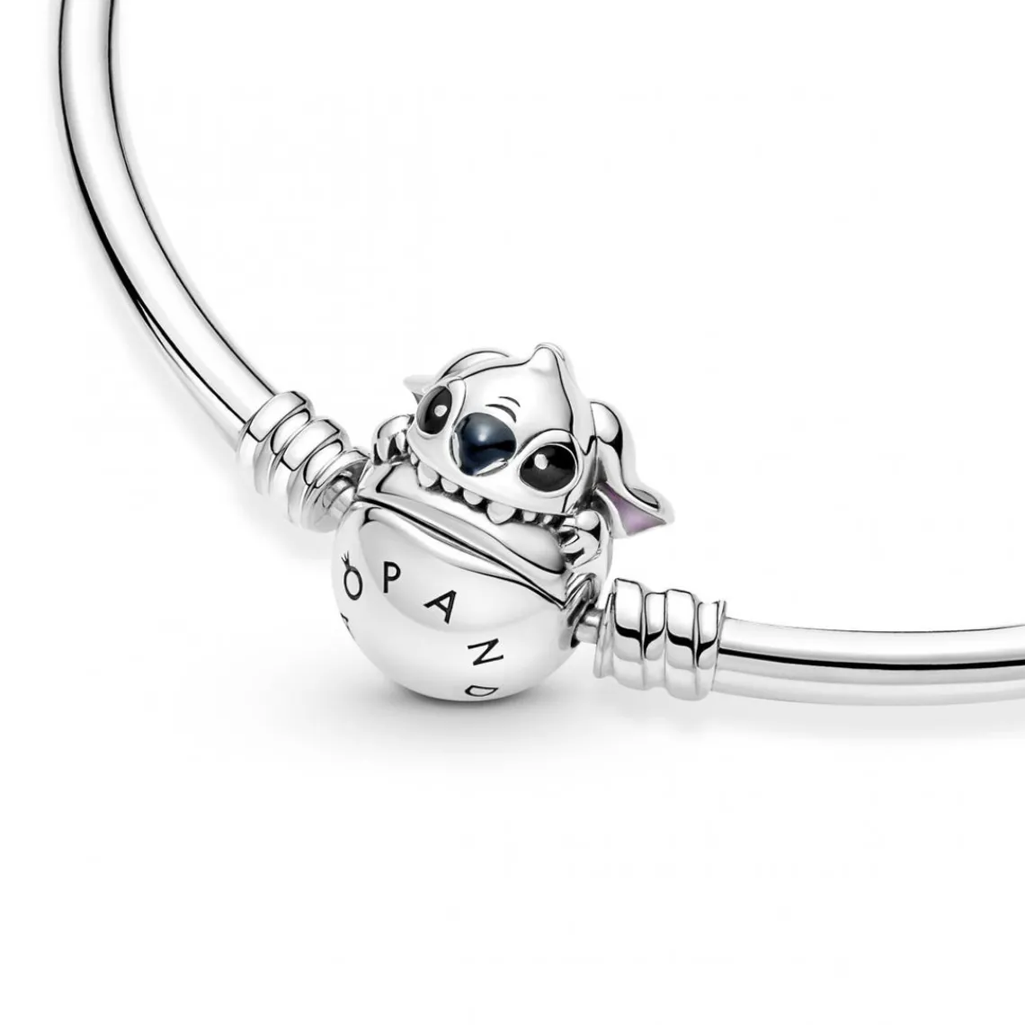 Pandora Jonc Fermoir Disney Morsure de Stitch Moments - | Femme Bracelet