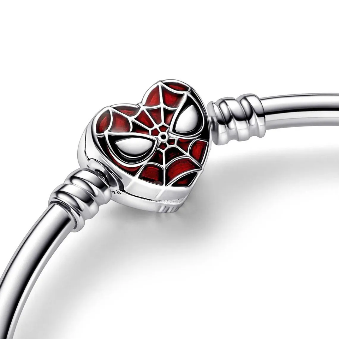 Pandora Jonc Marvel Fermoir Masque de Spider-Man - Moments | Femme Bracelet