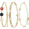 Angèle M Bijoux Lot de trois Bracelets Femme Angèle M B2073+B2371-DORE+B2384-DORE | Femme Bracelet