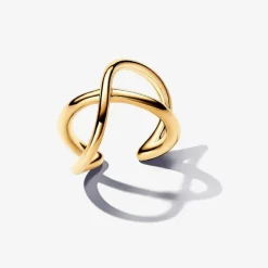 Pandora Manchette d’Oreille Symbole de l’Infini Organique | Femme Boucles D'Oreilles