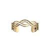 Les Georgettes Manchette Femme 70442950100000 Doré Divine 14 Mm | Femme Bracelet