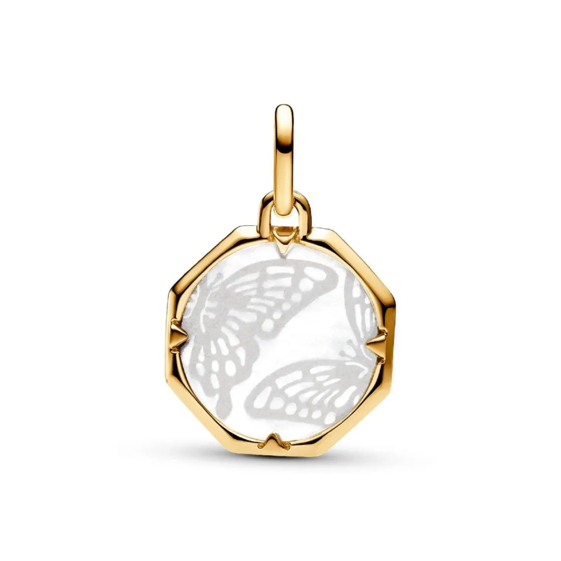Pandora Médaillon Papillon Nacré ME | Femme Charms