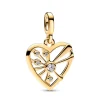Pandora Médaillon Rayons et Cœur ME | Femme Charms