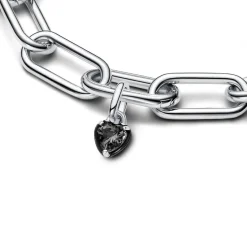 Pandora Mini Dangle Cœur Chakra Noir ME | Femme Charms