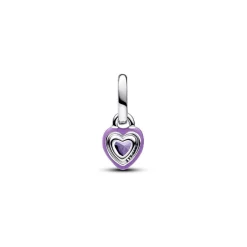 Pandora Mini Dangle Cœur Chakra Violet ME | Femme Charms