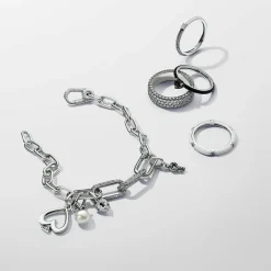 Pandora Mini Dangle Cœur Serrure ME | Femme Charms